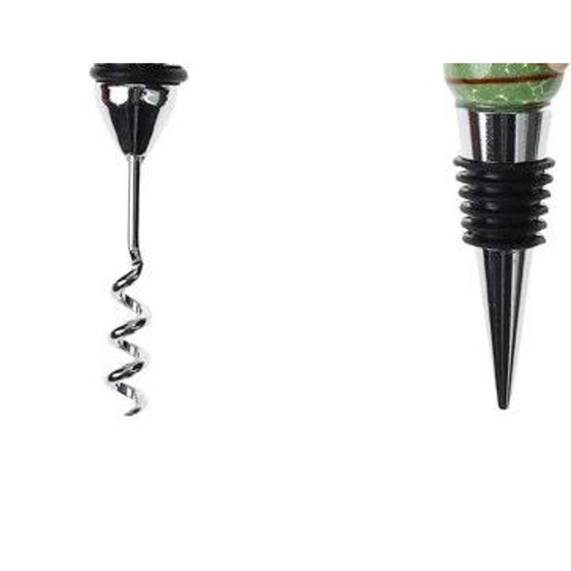 Set Vino Natalizio 3 Pezzi BRANDANI Christmas Cavatappi Tappo Apribottiglie, fotografia 6 di 9