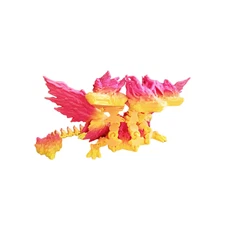 3D Printed Tri-Forest Dragon Woodland Fantasy Flexi Articulated Toy