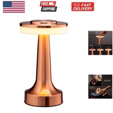 O  Bright Portable LED Table Lamp with Touch Sensor, 3-Levels Brightness, Rech...