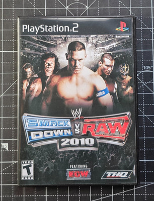 PS2 PlayStation 2 Smack Down vs Raw 2010 Custom Case NO Game No Manual