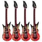 4 Pcs Toddler Instruments Kids Inflatable Guitar Blowup Musical Toy