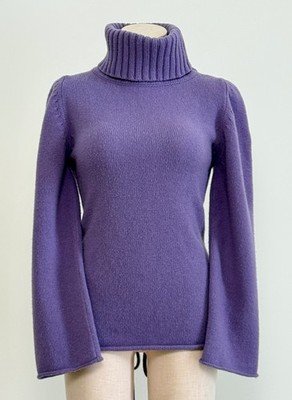 vintage CATHERINE MALANDRINO wool cashmere SWEATER open back 90s y2k USA sm/med