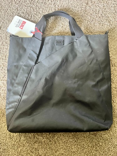 Neu mit Etikett Built Essential Arbeitstasche wandelbar schwarz große Beuteltasche