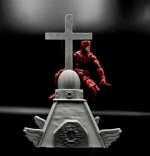 1:12 Scale Church Steeple Cross Diorama for Action Figures Marvel, DC, Anime