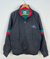Vintage Puma Track Jacket 90s Sportswear Black Green Red Mens Size L