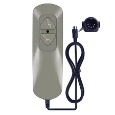 2 Button 5 pin Hand Control Switch for Power Recliner Lift Chair Electric Sofa