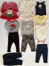 3-6 Months Baby Girl's Clothes Mix Brands 40 Piece Bundle Lot