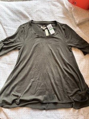 Cupio Women s Large Green Half Length Sleeve NWT Top