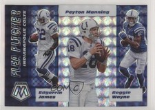 2020 Mosaic Flea Flicker Prizm Edgerrin James Peyton Manning Reggie Wayne 2qw