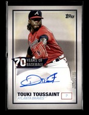 2021 Topps #70YA-TT Touki Toussaint 70 Years of Baseball Autographs