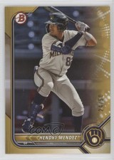 2022 Bowman Draft Gold 24/50 Hendry Mendez #BD-116 10yf