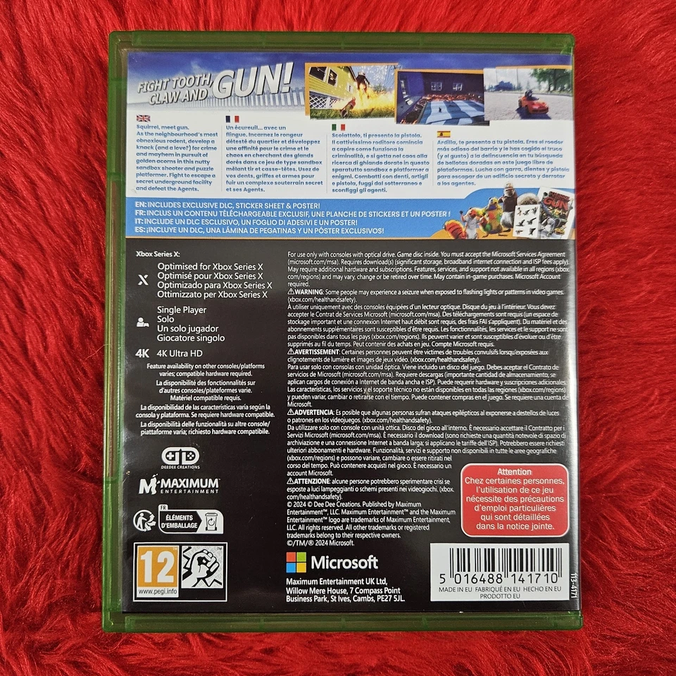 Squirrel With A Gun- Game- PAL UK Version- Xbox Series X, photo 3 of 5