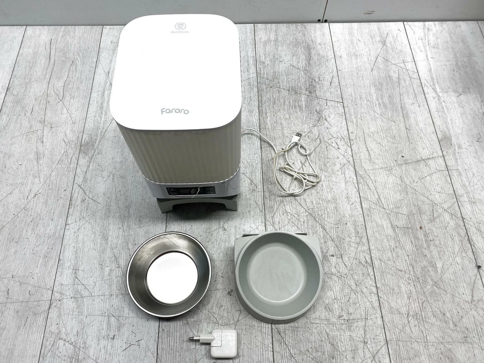 Comedero automático para animales FARORO 4L blanco - Imagen 3 de 4