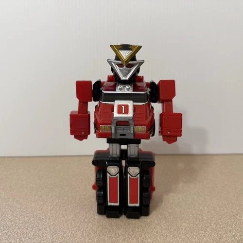 Vintage Power Rangers Red #1 Fire Truck Turbo Megazord RESCUE 1997 Ships Fast!