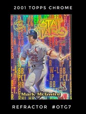 2000 Topps Chrome - Own the Game Mark McGwire #OTG7 REFRACTOR RARE Flawless