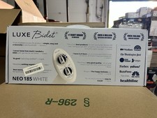 LUXE Bidet NEO 185 White Self-Cleaning Dual Nozzle Non-Electric Bidet Attachment