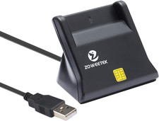 ZOWEETEK CAC Reader, CAC Card Reader Military, DOD Military USB Common Access CA