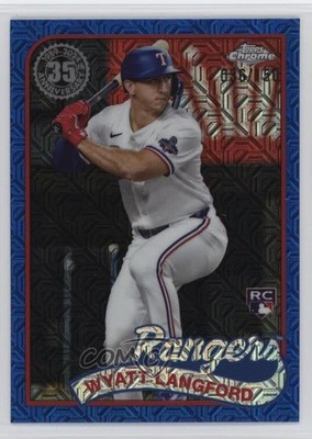 2024 Topps Update Blue Refractor /150 Wyatt Langford #T89CU-59 Rookie RC 00c9