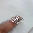 925 Sterling Silver Band &Stacking Ring Set - Statement Ring Handmade All Size