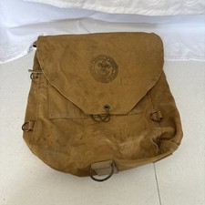 Vintage Boy Scouts Of America Brown Canvas Canvas Backpack