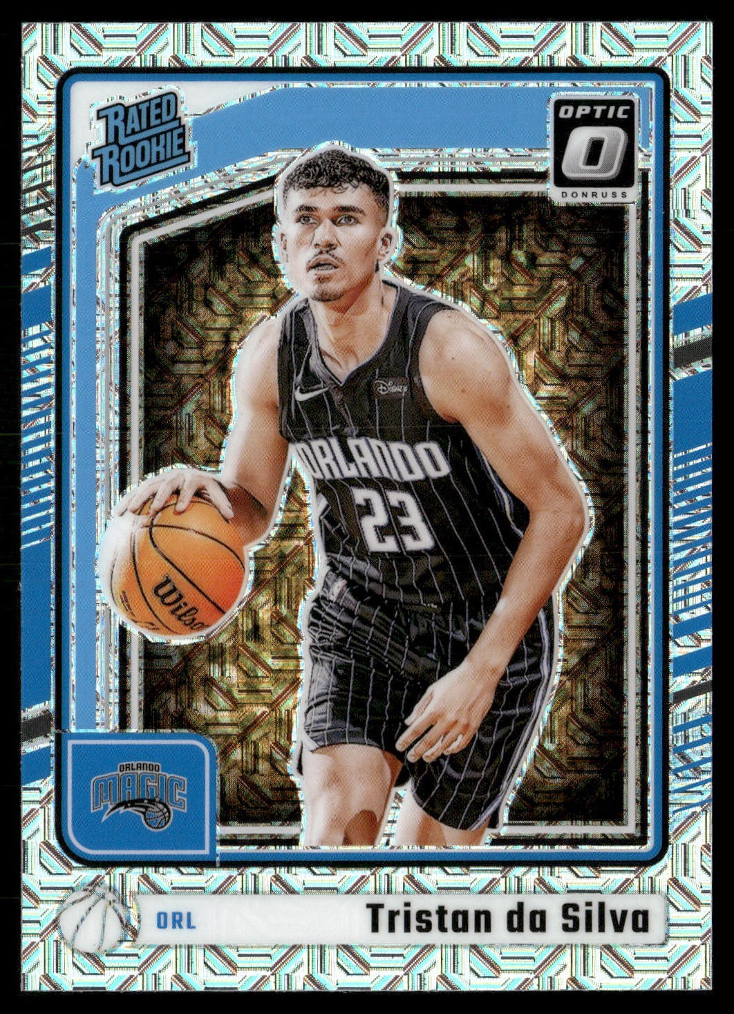 Tristan da Silva #260 2024-25 Donruss Optic Choice Silver Rated Rookie