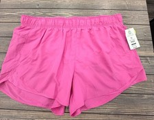 Athletic Works Womens Pink Shorts Size XXXL 22 With Mesh Liner