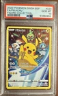 Pikachu SWSH020 PSA 10 2020 POKEMON BLACK STAR PROMO FIGURE COLLECTION FULL ART