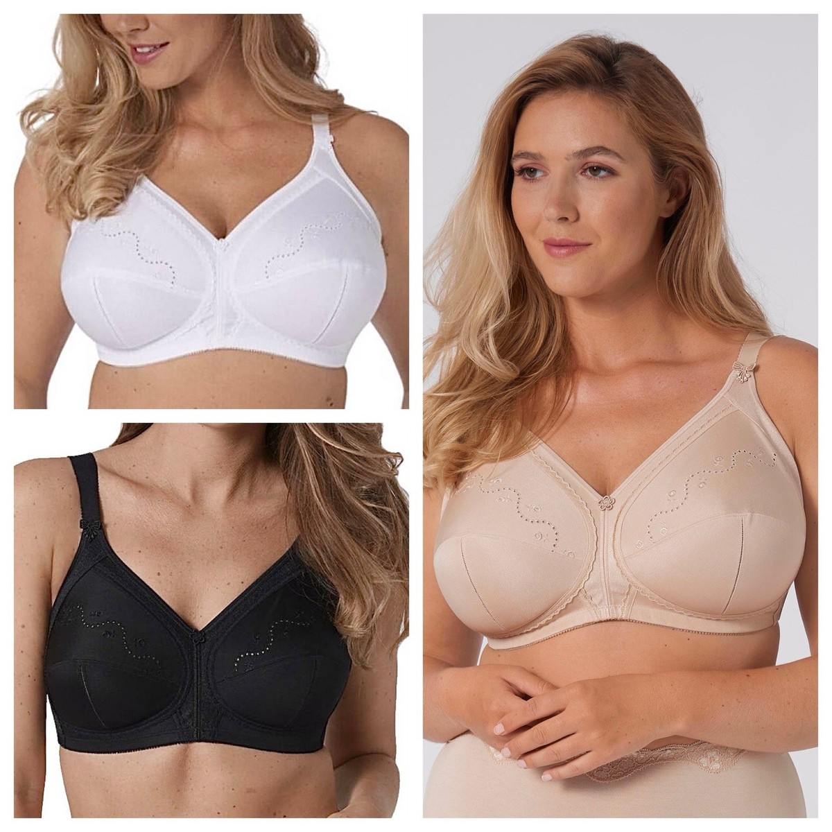 Triumph Doreen + Cotton 01 Full Cup Non Wired Bra | eBay
