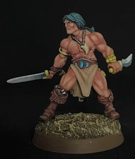 Reaper Miniature Painted Barbarian D&D Pathfinder RPG