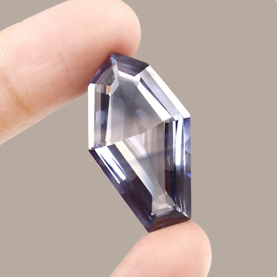 AAA Grade Natural Ceylon Bi-color Sapphire Fancy Cut Loose Gemstone 31.90 Ct