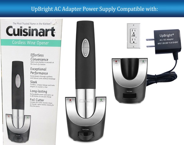 Cuisinart Cwo50 086279096395 Cordless Wine Opener With Vacuum Sealer One Size for sale online