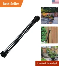Durable Black Self-Closing Gate Spring - Perfect for Gates Up to 84 Inches