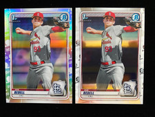 2020 Bowman Chrome Draft IAN BEDELL 1st Rookie #BD-100 REFRACTOR (2) Card RC Lot