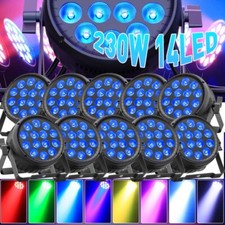 230W DJ Disco Party Stage Lighting 14LED RGBW DMX Beam PAR Lights Halloween Xmas