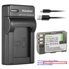 Kastar Battery Slim Charger for Fuji NP-150 BC-150 BC150 Fujifilm FinePix IS Pro