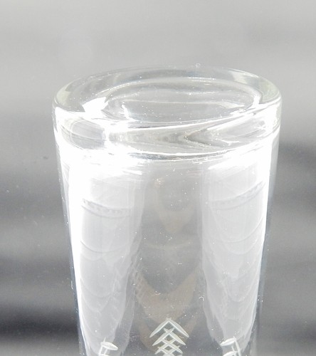 MCM Mediados de Siglo Vidrio Cóctel Coctel Batidora Bebidas Doble Pico Marca de Sombrería Grabada - Imagen 8 de 11