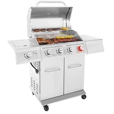 Royal Gourmet 4-Burner BBQ Cabinet Style Gas Grill with Sear Burner for Outdoor