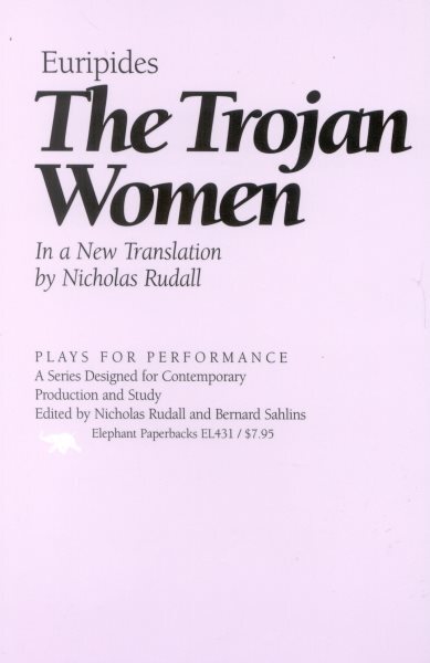 Euripides' Trojan Women Hardcover by Nicholas Rudall Brand New Free Shipping