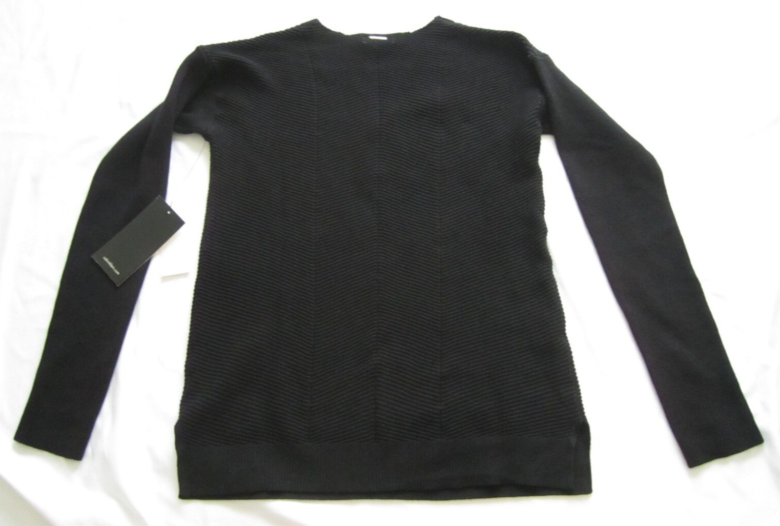 New W/ Tag Calvin Klein Jeans V Neck Cotton Blend Pullover Sweater Sz S (WB355)