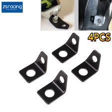4pcs 4 Point Seat Belt Mounting 90 Degree Angle Brackets Kit Seat Belt L-bracket