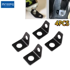 4PCS 4 Point Seat Belt Mounting 90 Degree Angle Brackets Kit Seat Belt L-Bracket