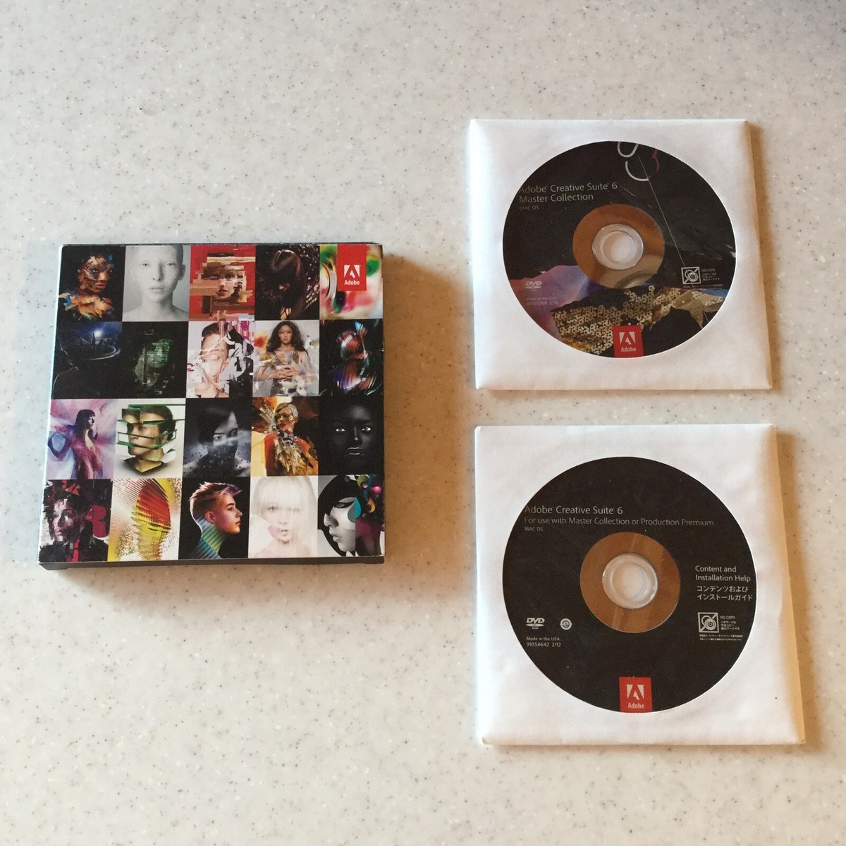 Adobe CS6 Master Collection for Mac - Discs and Serial Adobe CS6 Master Collection for Mac - Discs and Serial