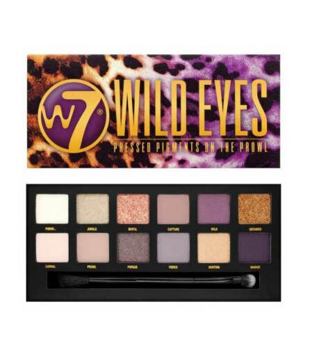 Paleta de sombras de ojos W7 - Ojos lata natural desnudo ahumado brillo mate melocotón metálico - Imagen 39 de 46