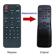 N9278UD Replace Remote for Sylvania/Emerson/Funai/ESA TV VCR DVD NE121UD EWC1301