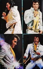 Elvis Presley 6 Photo Set Live in Chicago, June 1972 & FREE CD! NEW!
