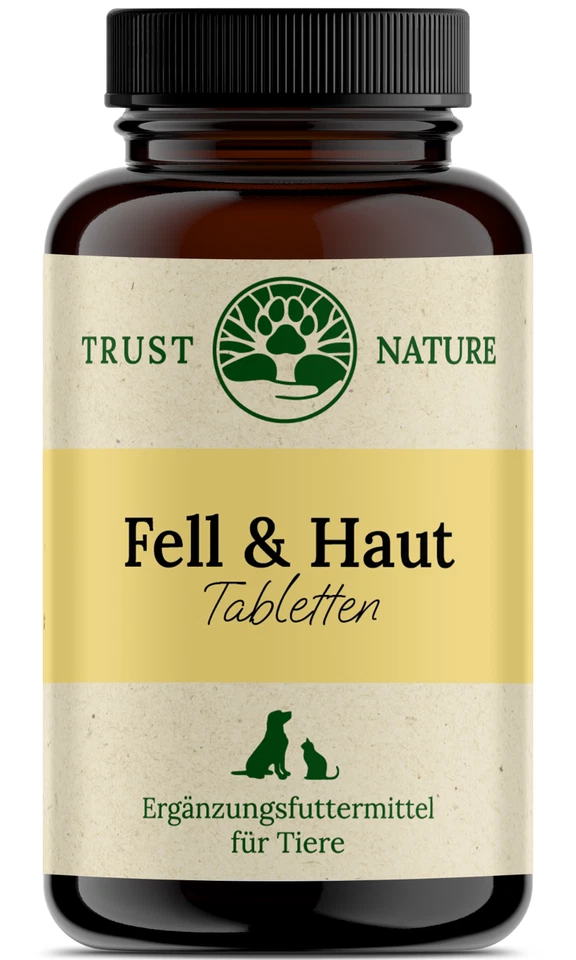 Fell & Haut Tabletten I 90 Tabletten I hohe Akzeptanz I 🌿 Trust Nature 🌿