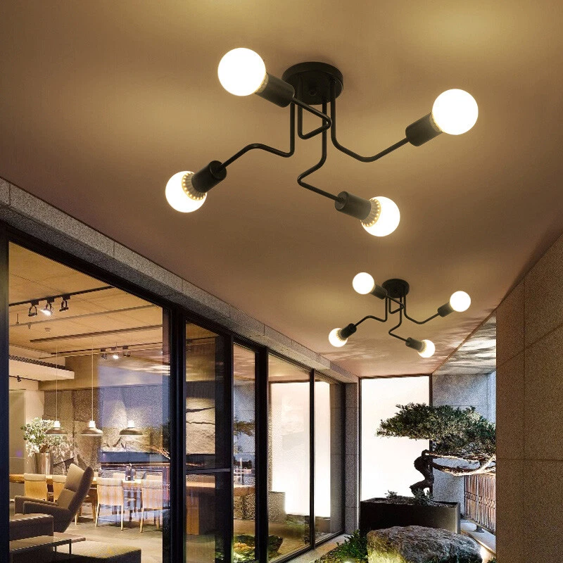 Flush mount wrought 2024 iron light fixtures