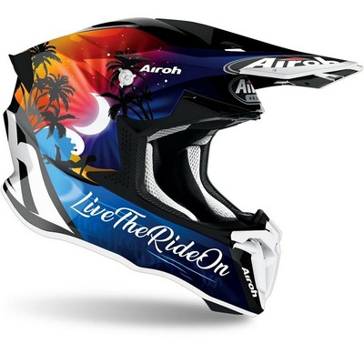 CASCO MOTO CROSS AIROH LAZYBOY TWIST ENDURO QUAD | eBay