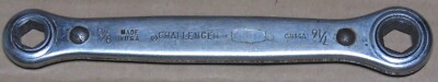 PROTO CHALLENGER, 3/8'' x 7/16'' SAE, BOX END RATCHETING WRENCH, 6 PT, #6814A