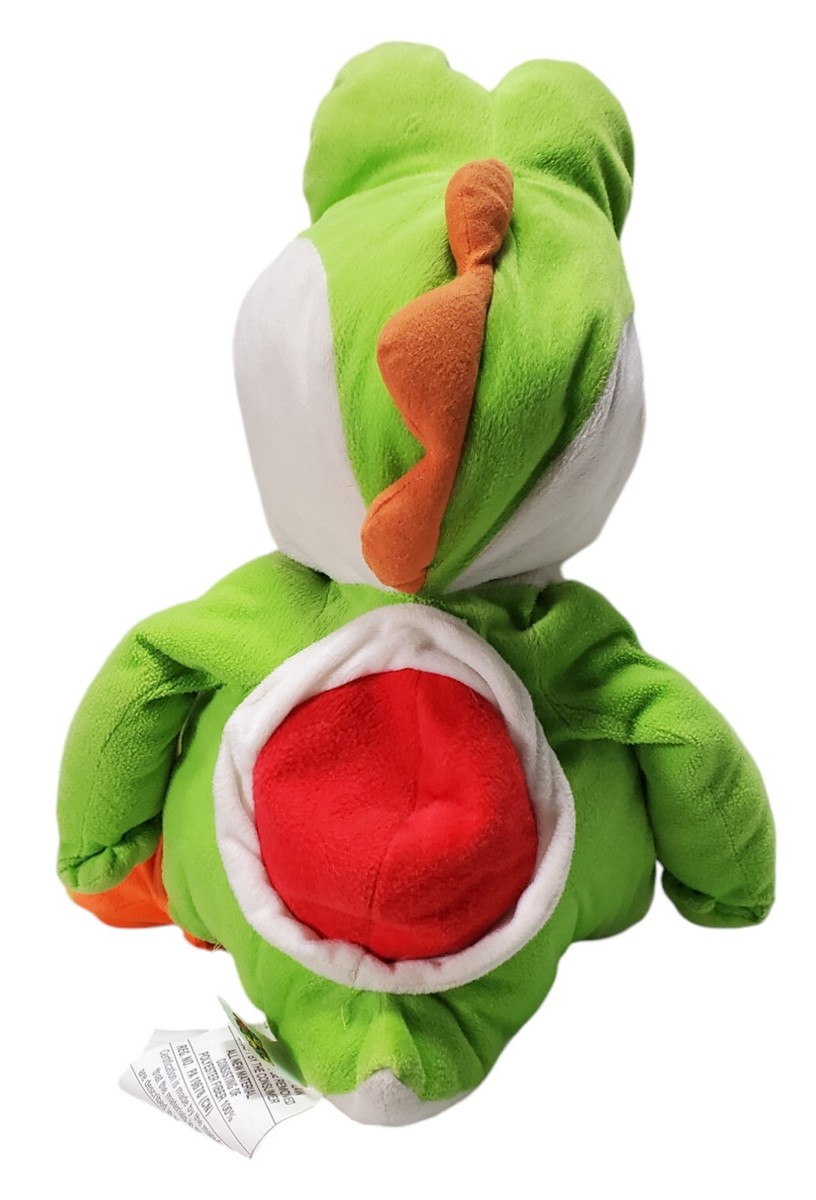 Super Mario Bros Yoshi Jumbo Plush 21” Stuffed Plush Nintendo w